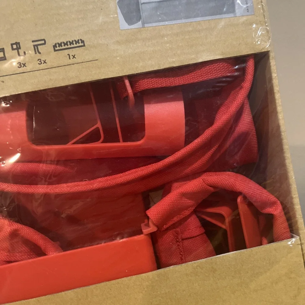 IKEA Fredrik Red Desk Accessories Set -‎ New 301.383.17